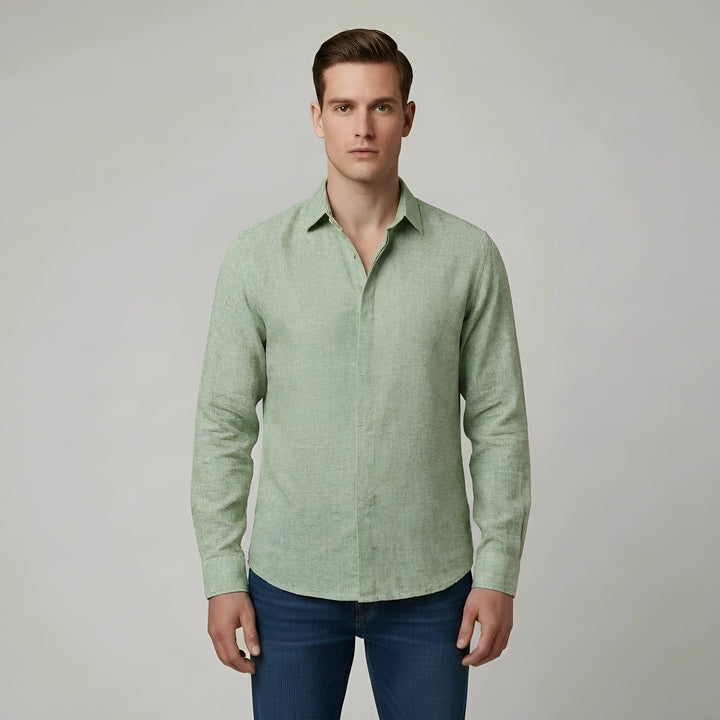 Men's Long Sleeve Casual Slim Fit Shirt