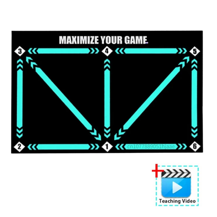 Youth Football Training Mat – Skills Program Video Guide & Anti-Slip