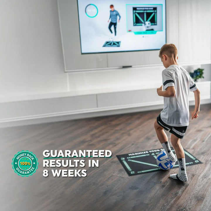 Youth Football Training Mat – Skills Program Video Guide & Anti-Slip