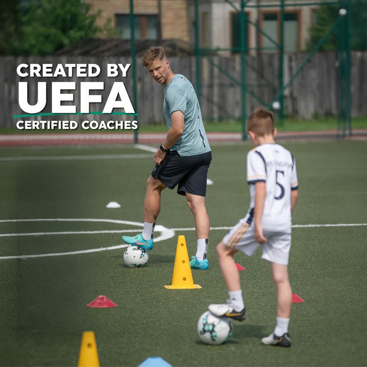 Youth Football Training Mat – Skills Program Video Guide & Anti-Slip