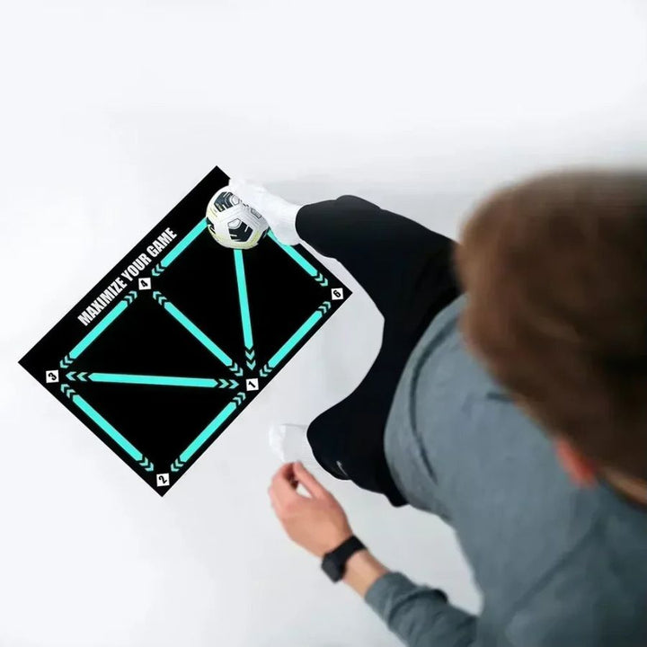 Youth Football Training Mat – Skills Program Video Guide & Anti-Slip