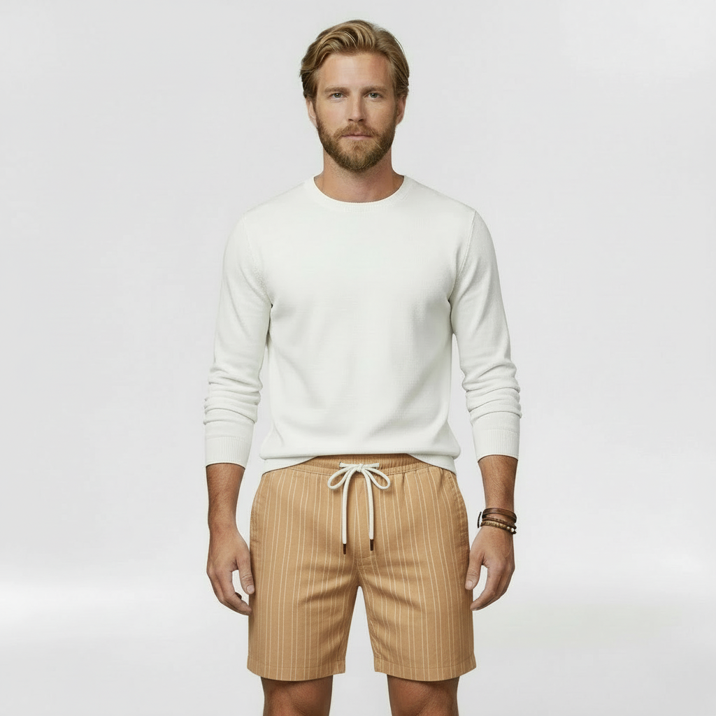 Men's Lightweight Casual Drawstring Shorts