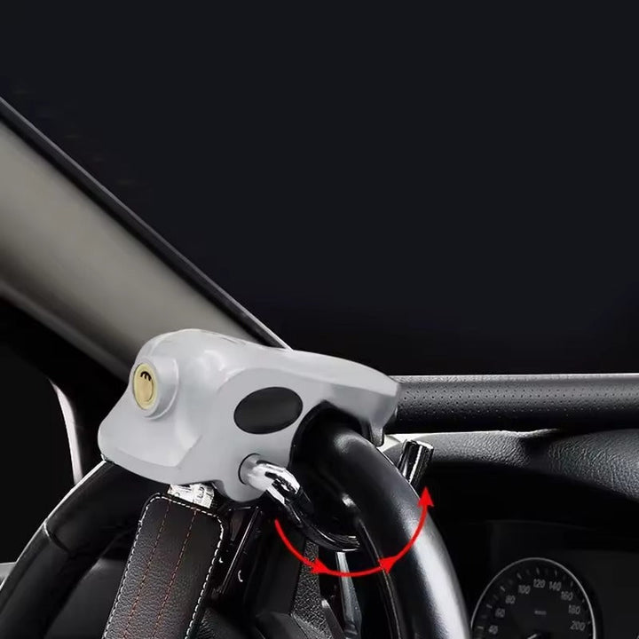 Steering Wheel Lock – High-Visibility Universal Fit Anti-Theft & Heavy-Duty