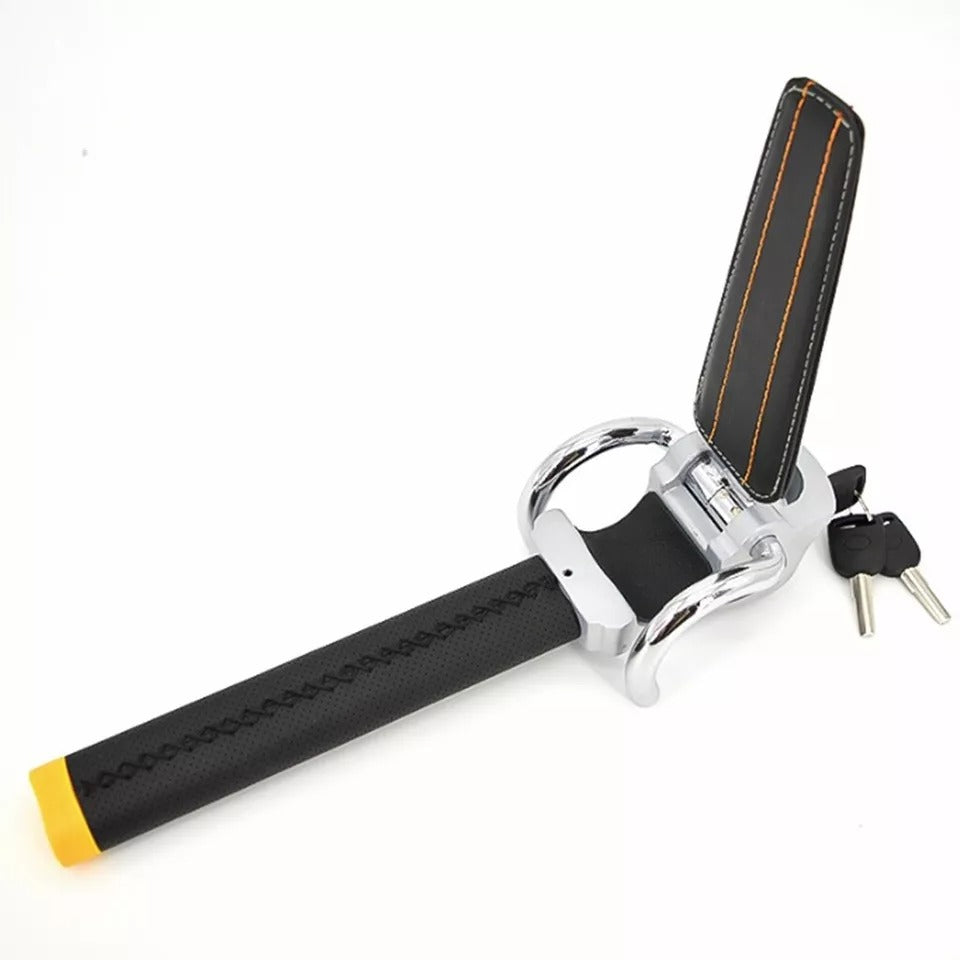 Steering Wheel Lock – High-Visibility Universal Fit Anti-Theft & Heavy-Duty