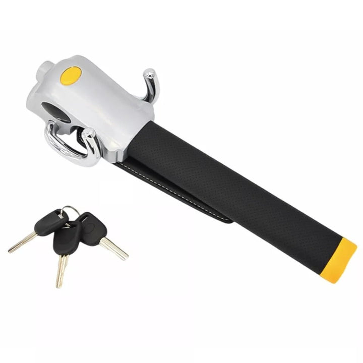 Steering Wheel Lock – High-Visibility Universal Fit Anti-Theft & Heavy-Duty