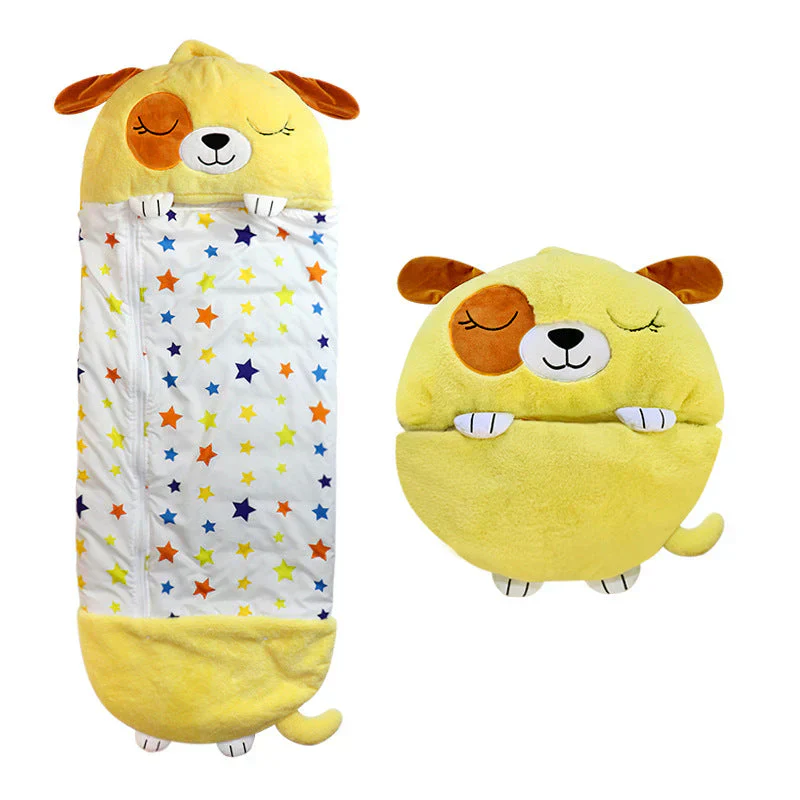 Kids 2-in-1 Sleeping Bag & Cuddle Toy – Portable Cosy & Washable