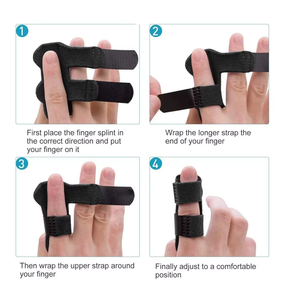 Finger Splint Support Rail – Adjustable Recovery & Daily Comfort