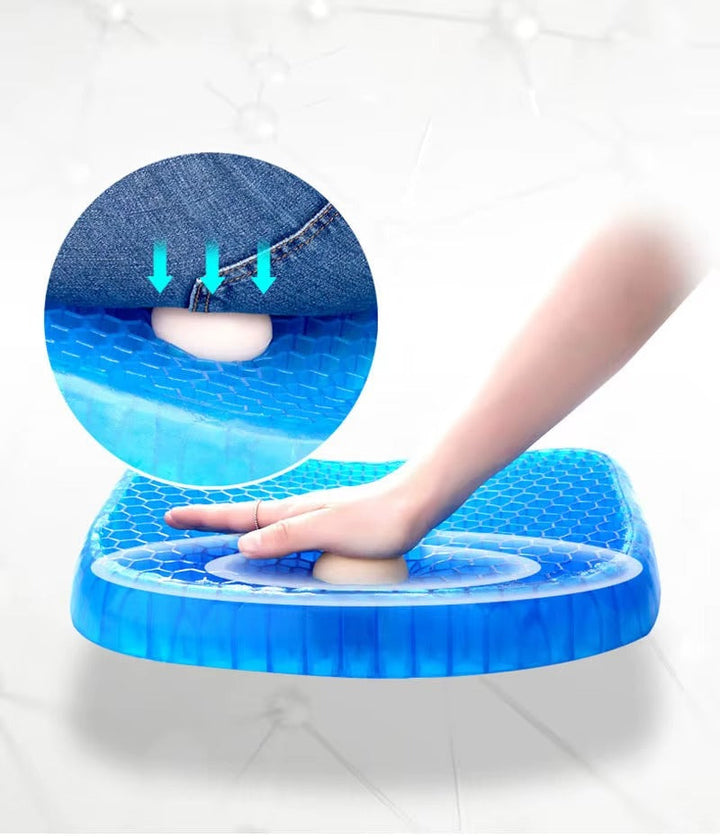 Orthopedic Gel Seat Cushion – Tailbone & Coccyx Pain Relief
