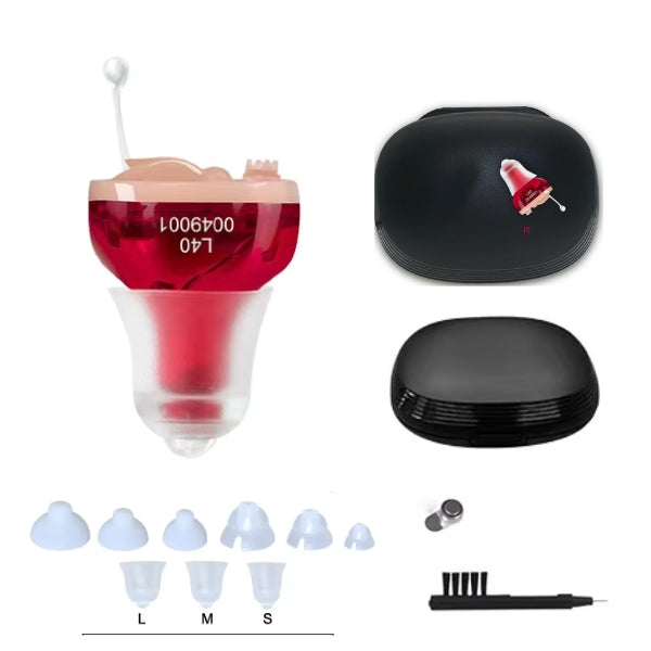 Invisible In-Ear Hearing Aids – Rechargeable Clear Sound Digital & Discreet