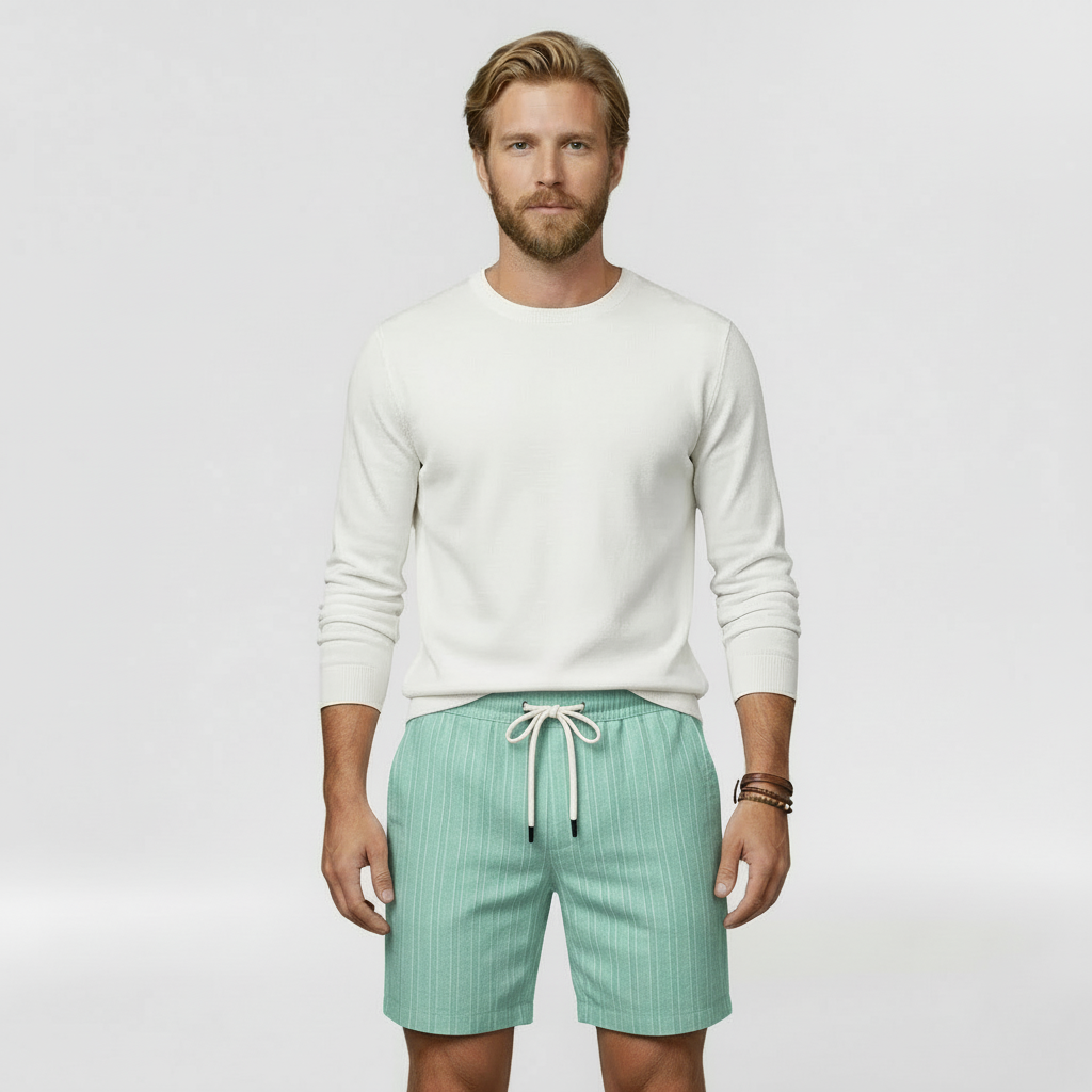 Men's Lightweight Casual Drawstring Shorts