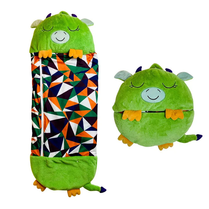 Kids 2-in-1 Sleeping Bag & Cuddle Toy – Portable Cosy & Washable