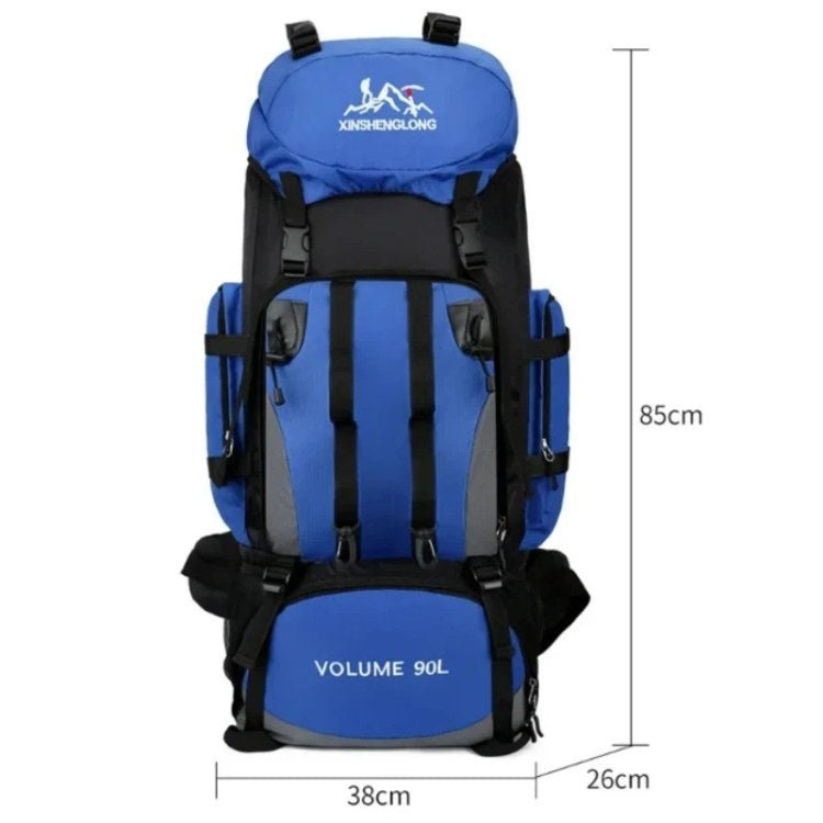 Men's 90L Hiking Backpack – Waterproof Lightweight Durable & Rain Cover
