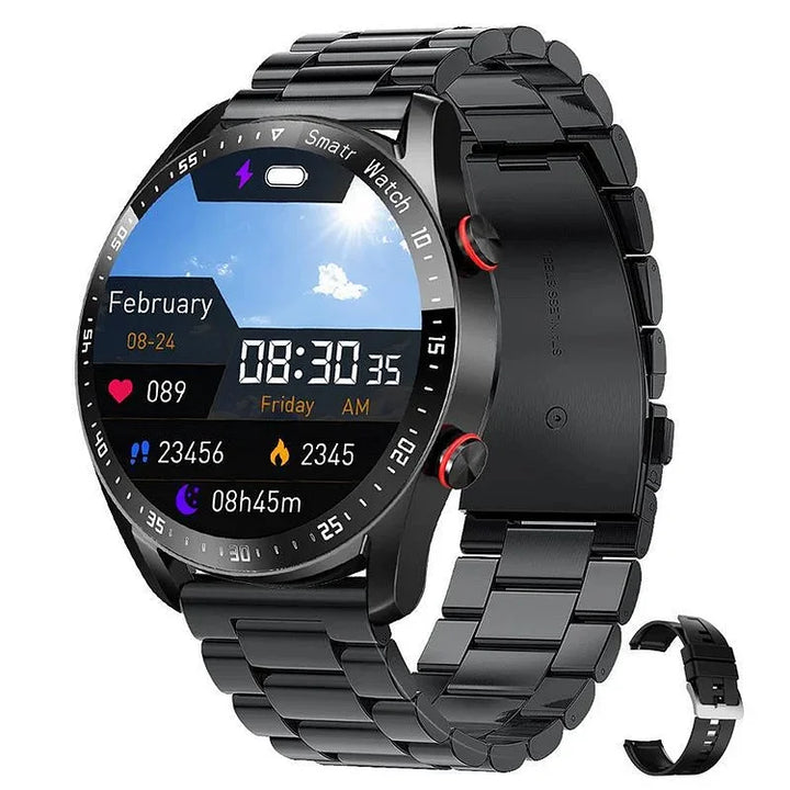 Men's Health Monitoring Smartwatch – Heart Rate GPS Sleep & Fitness Tracker