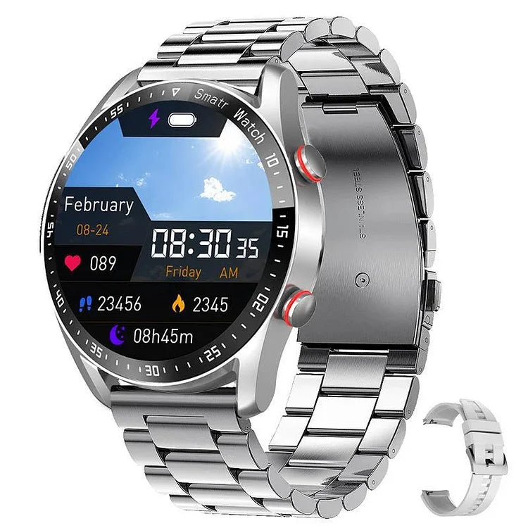 Men's Health Monitoring Smartwatch – Heart Rate GPS Sleep & Fitness Tracker