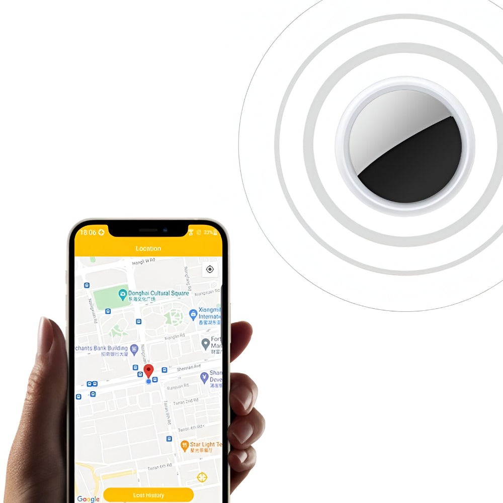 Bluetooth GPS Key Finder – Compact Coin Size & App Alert Tracking
