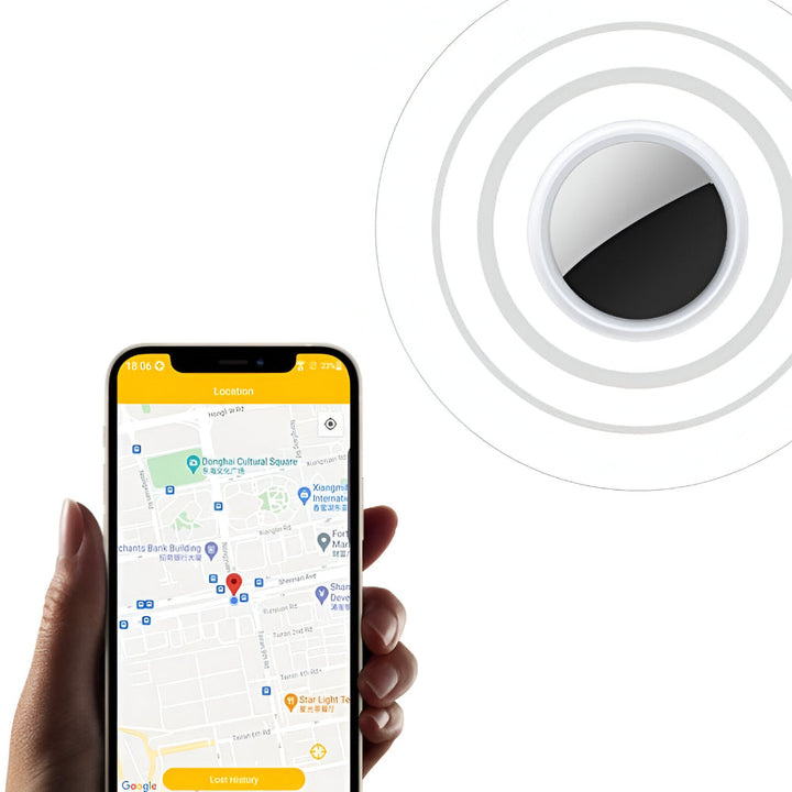 Bluetooth GPS Key Finder – Compact Coin Size & App Alert Tracking