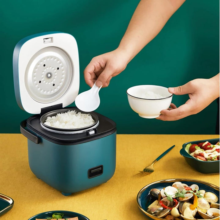 Mini Rice Cooker & Steamer – 1-2 Person Compact Multi-Function & Non-Stick