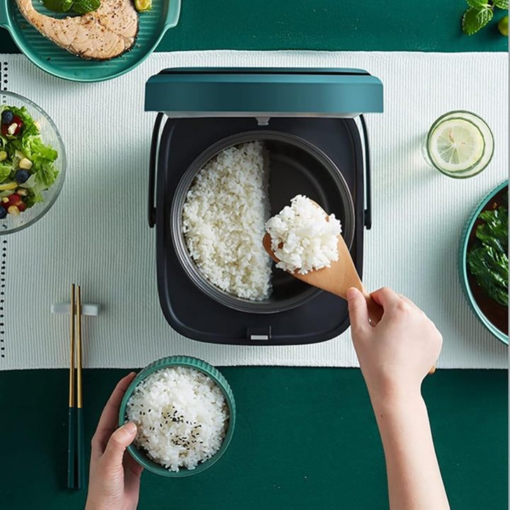 Mini Rice Cooker & Steamer – 1-2 Person Compact Multi-Function & Non-Stick