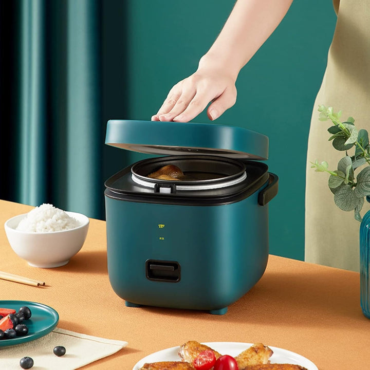 Mini Rice Cooker & Steamer – 1-2 Person Compact Multi-Function & Non-Stick
