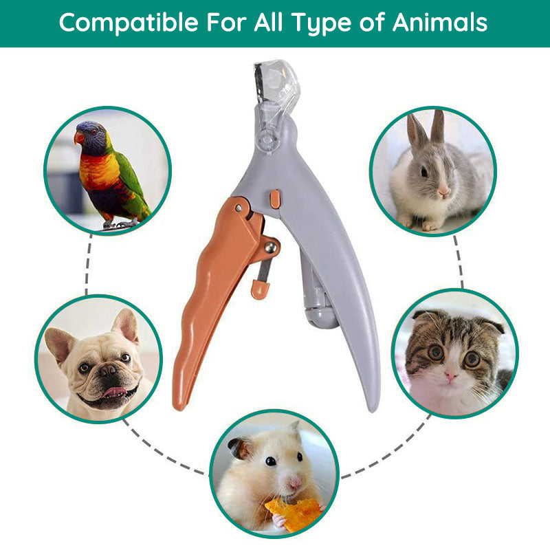 Pet Nail Clipper – LED Light Guided Stainless Steel Blade