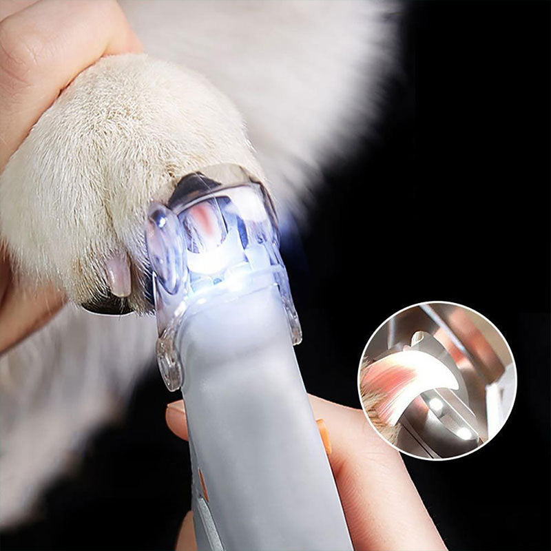 Pet Nail Clipper – LED Light Guided Stainless Steel Blade