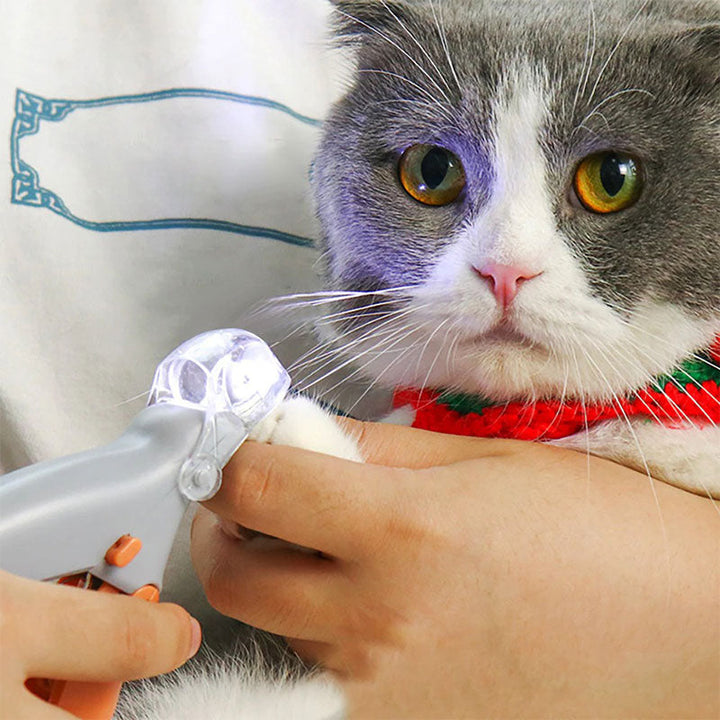 Pet Nail Clipper – LED Light Guided Stainless Steel Blade