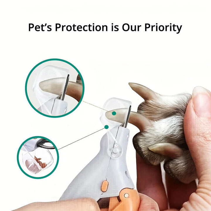 Pet Nail Clipper – LED Light Guided Stainless Steel Blade