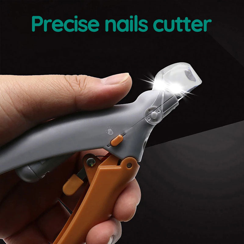 Pet Nail Clipper – LED Light Guided Stainless Steel Blade