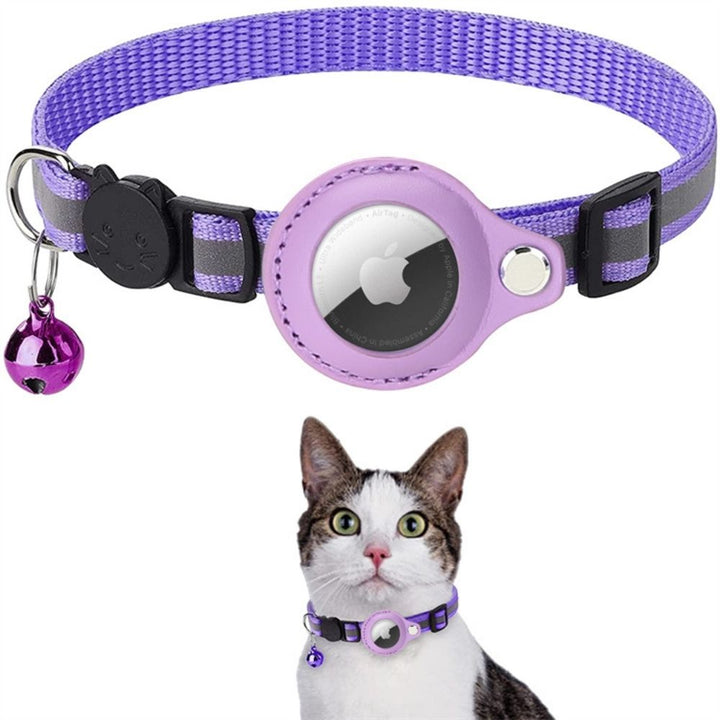Cat GPS Tracker Collar – Reflective Waterproof Real-Time Location & Lightweight