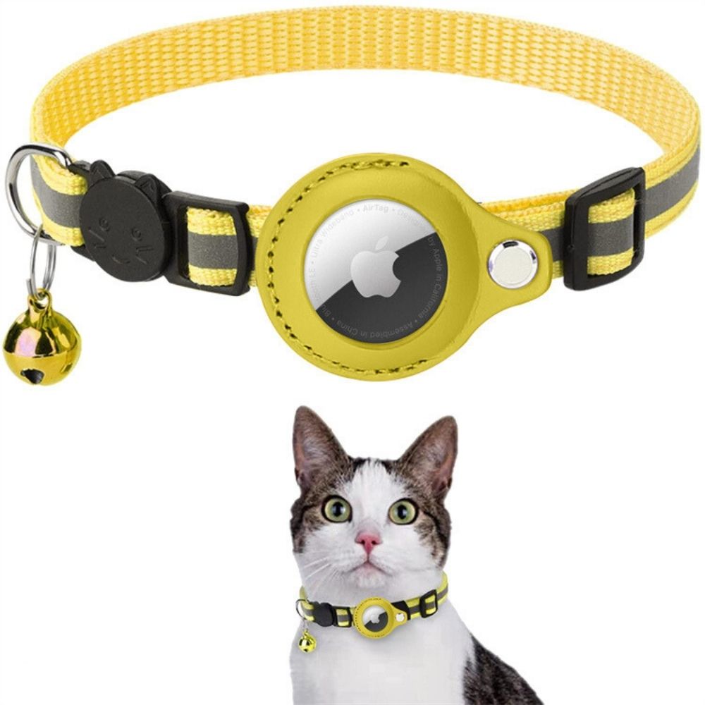 Cat GPS Tracker Collar – Reflective Waterproof Real-Time Location & Lightweight