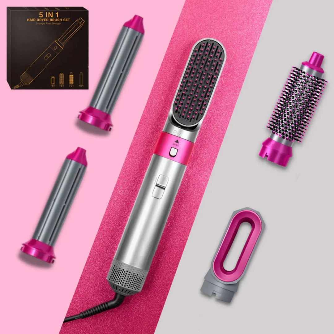 Women's 5-in-1 Hair Styler – Curl Straight Waves & Heat Protective
