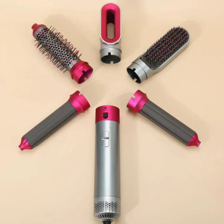 Women's 5-in-1 Hair Styler – Curl Straight Waves & Heat Protective
