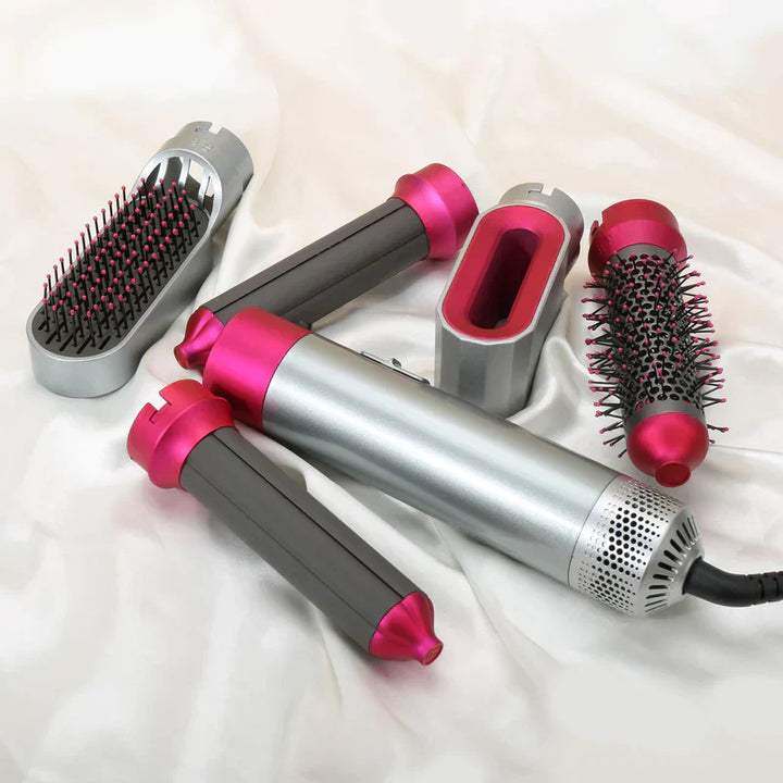 Women's 5-in-1 Hair Styler – Curl Straight Waves & Heat Protective