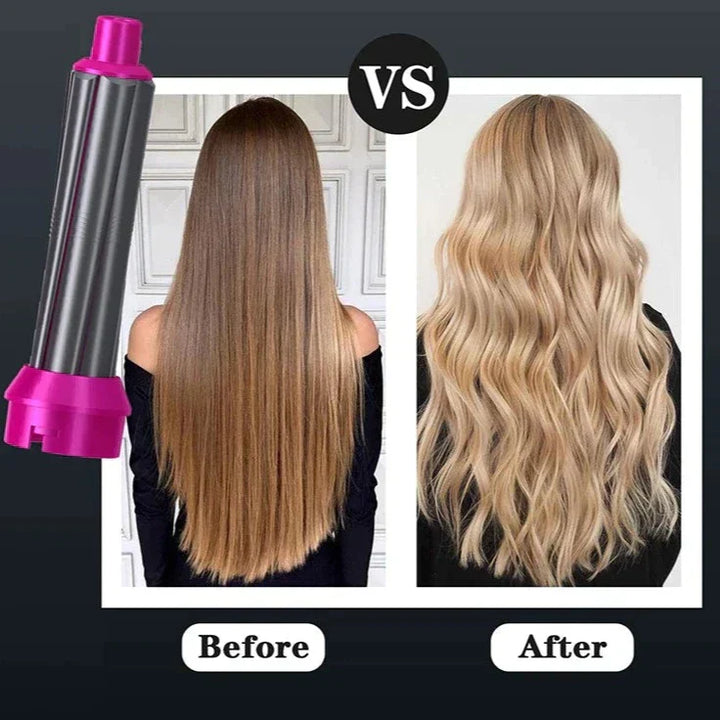Women's 5-in-1 Hair Styler – Curl Straight Waves & Heat Protective