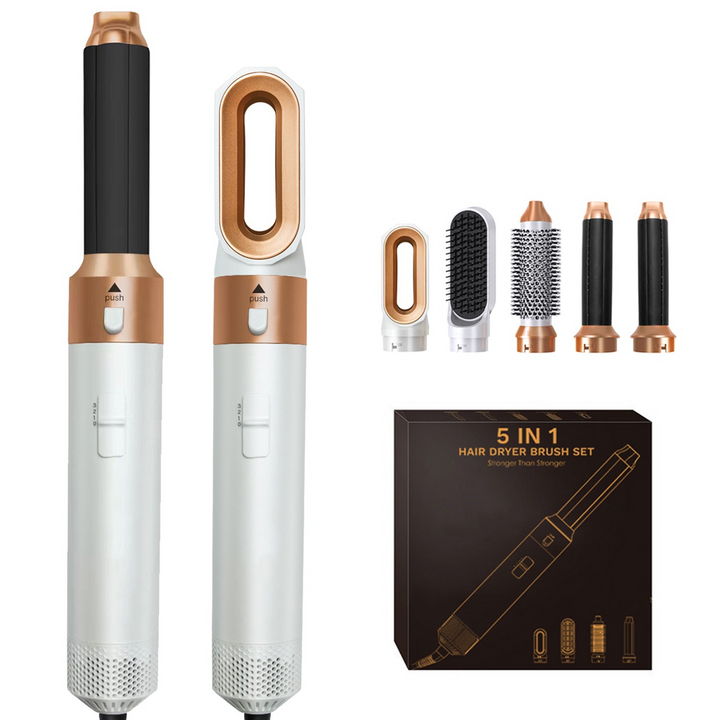 Women's 5-in-1 Hair Styler – Curl Straight Waves & Heat Protective