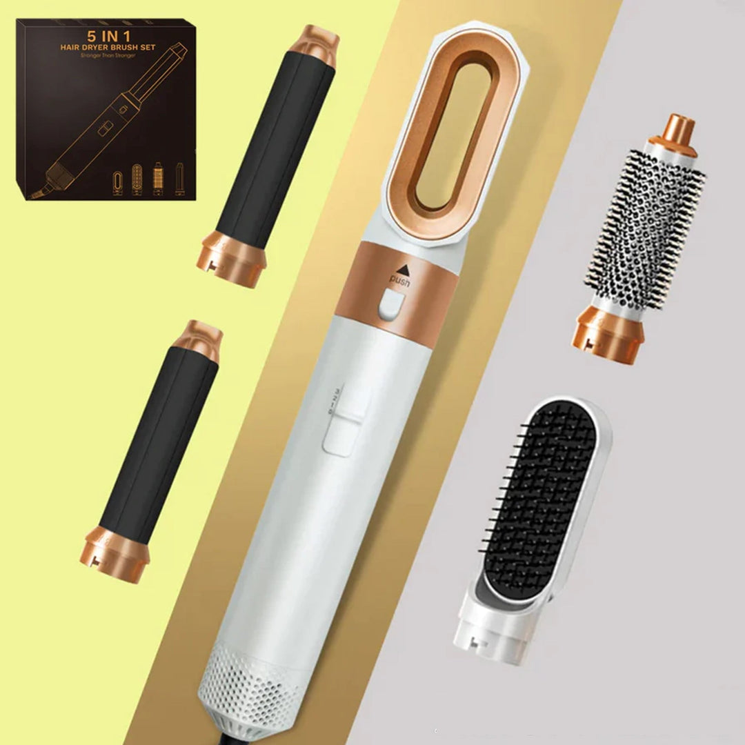 Women's 5-in-1 Hair Styler – Curl Straight Waves & Heat Protective
