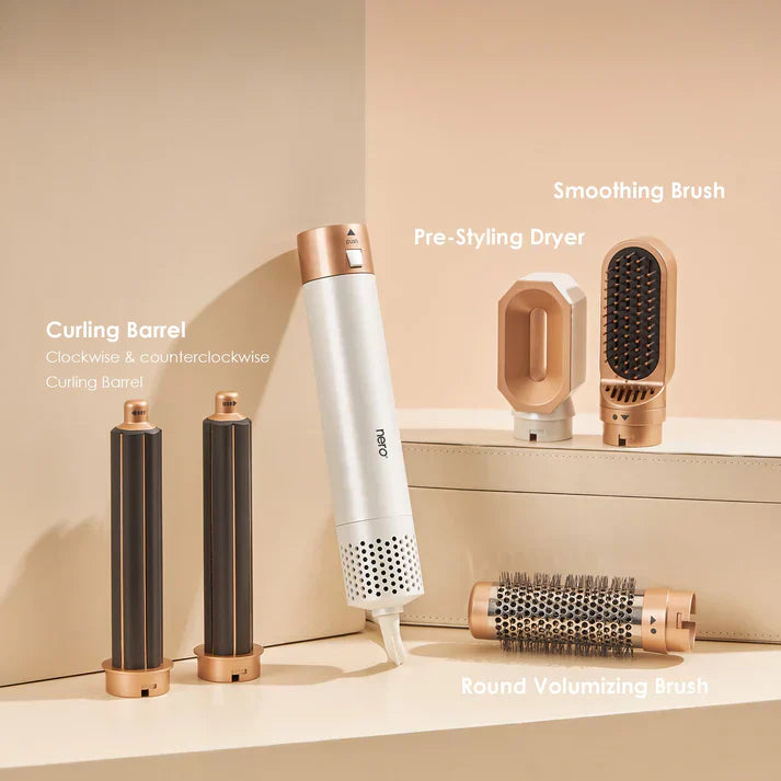 Women's 5-in-1 Hair Styler – Curl Straight Waves & Heat Protective