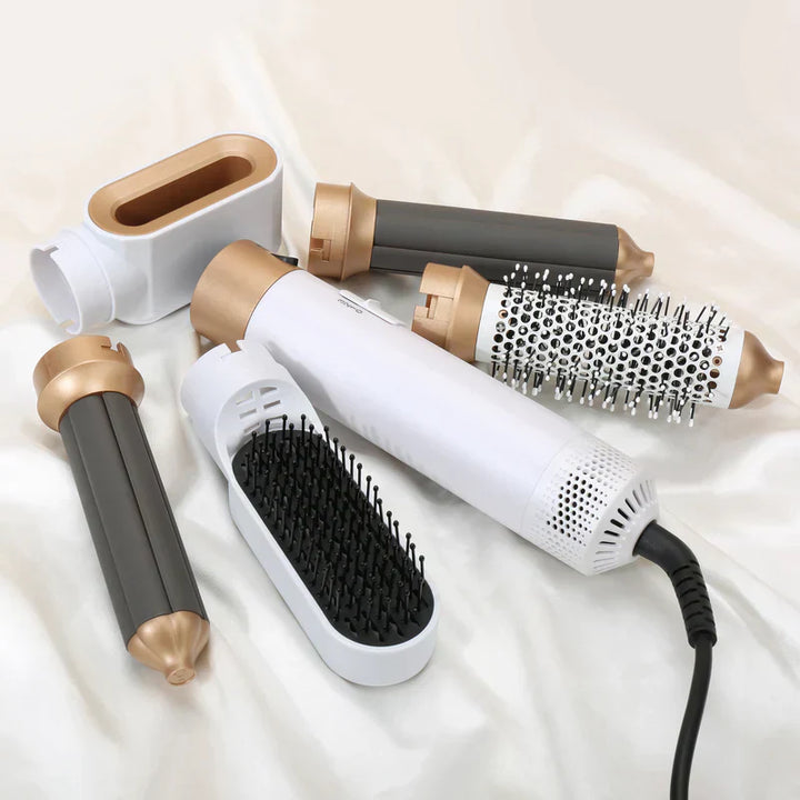 Women's 5-in-1 Hair Styler – Curl Straight Waves & Heat Protective