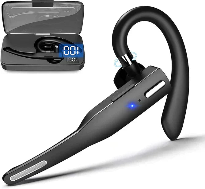 Bluetooth 5.1 Noise Cancelling Headset – Dual Mics Men's Wireless & Over-Ear