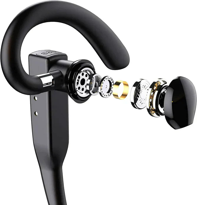 Bluetooth 5.1 Noise Cancelling Headset – Dual Mics Men's Wireless & Over-Ear