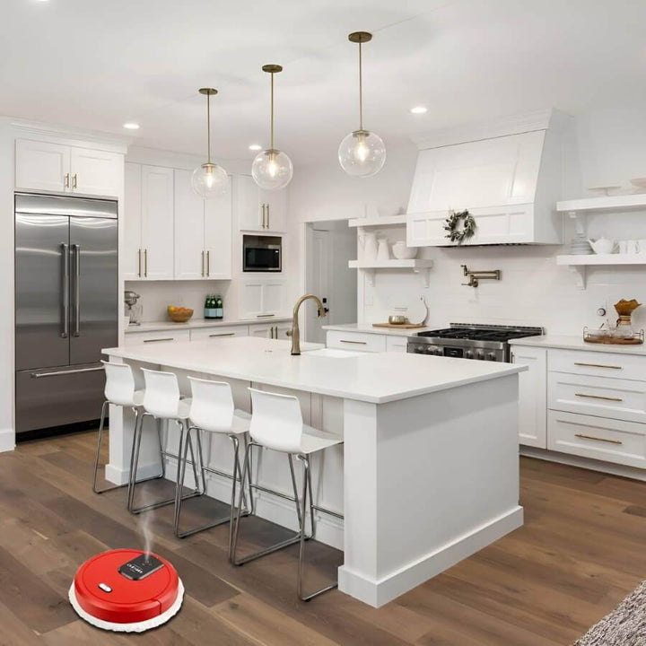 Automatic Robot Mop – Intelligent Self-Cleaning Floor Sweeping & Mopping