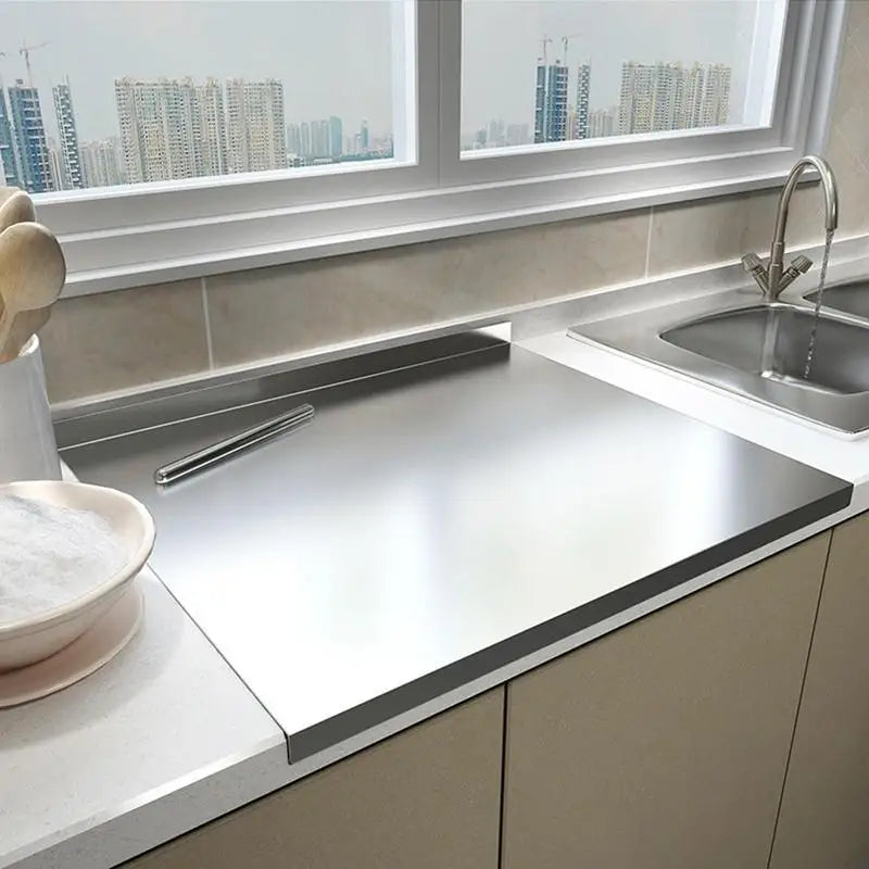 Stainless Steel Chopping Board – Hygienic Kitchen Food Prep & Easy Clean