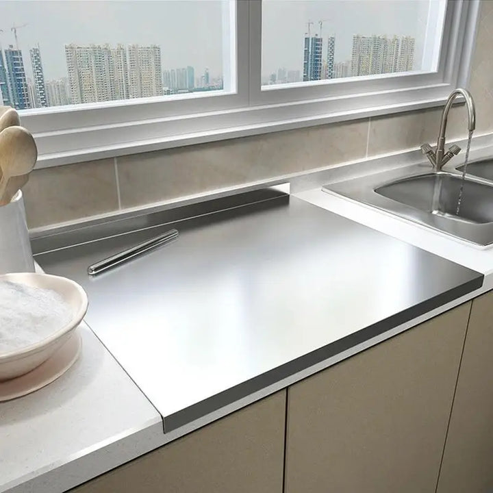Stainless Steel Chopping Board – Hygienic Kitchen Food Prep & Easy Clean