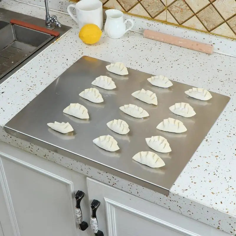 Stainless Steel Chopping Board – Hygienic Kitchen Food Prep & Easy Clean