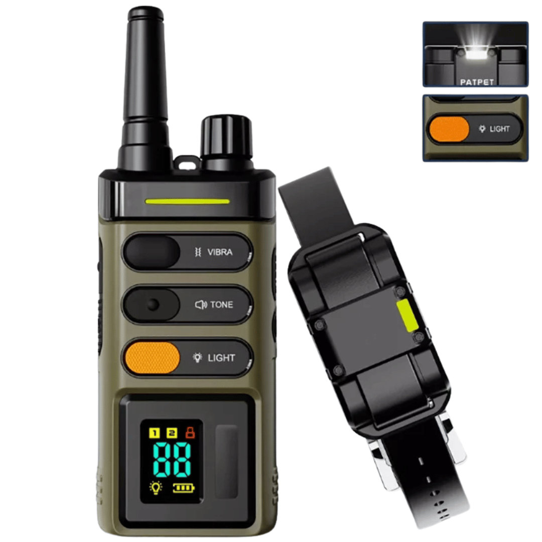 Dog Training Collar – 1 Mile Remote Range Large Dogs & Shock Vibration