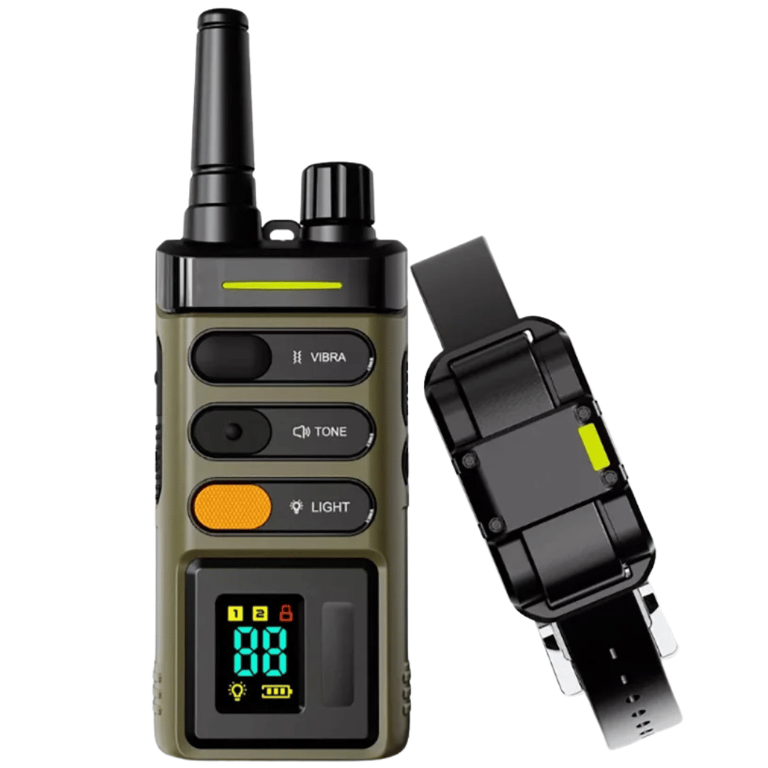 Dog Training Collar – 1 Mile Remote Range Large Dogs & Shock Vibration