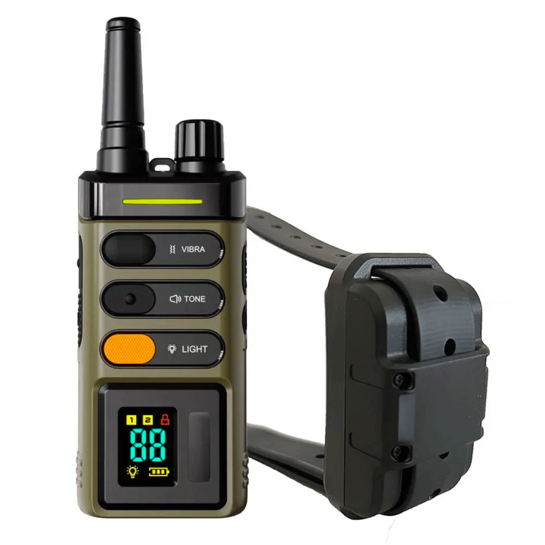 Dog Training Collar – 1 Mile Remote Range Large Dogs & Shock Vibration