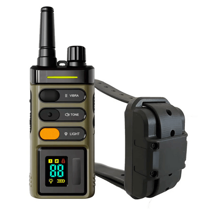 Dog Training Collar – 1 Mile Remote Range Large Dogs & Shock Vibration