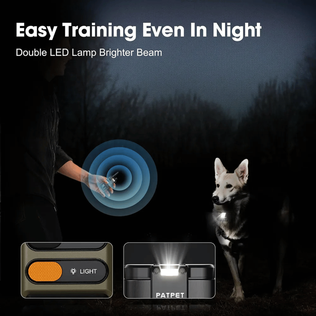 Dog Training Collar – 1 Mile Remote Range Large Dogs & Shock Vibration