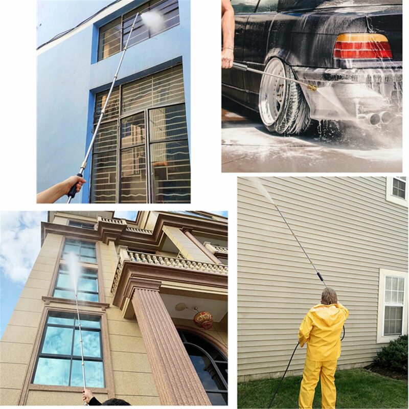 Pressure Washer Wand – 4000 PSI Telescoping Gutter & Roof